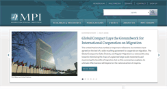 Desktop Screenshot of migrationpolicy.org